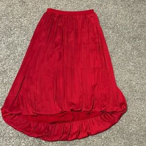 Anthropologie Scarlet High-Low Skirt